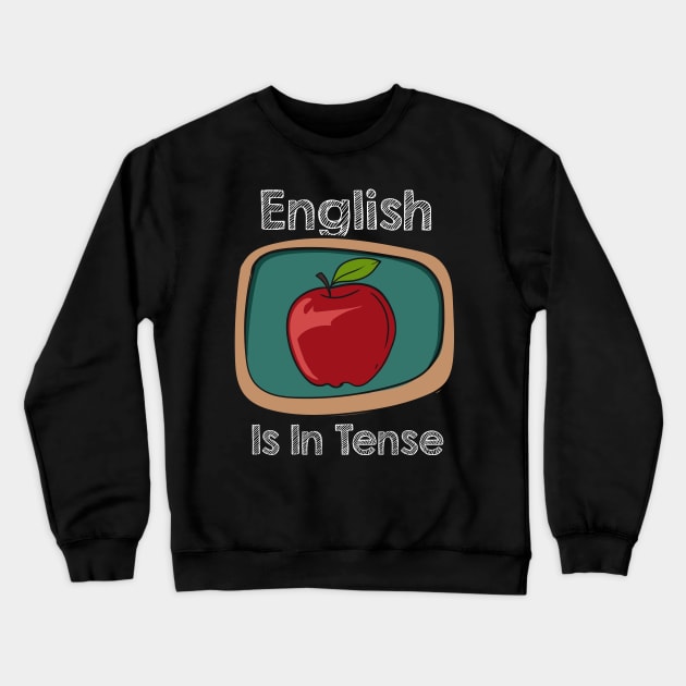 Grammar Police, Funny Grammar, Grammar Nerd Crewneck Sweatshirt by maxdax